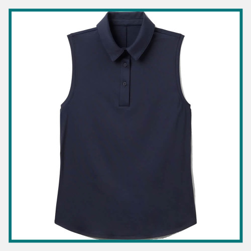 RHONE Course to Court Sleeveless Polo Custom Embroidery