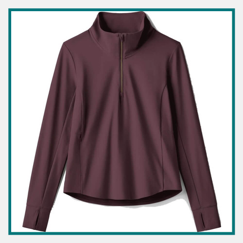 RHONE Course to Court Quarter Zip Pullover Custom Embroidery