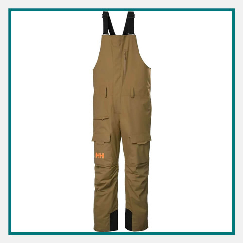 Helly Hansen Sogn Bib Cargo Ski Pants Custom Embroidery