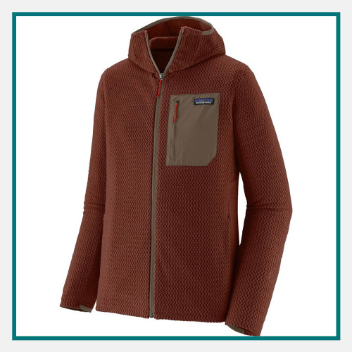 Patagonia R1 Air Full-Zip Hoody Embroidered Logo Patagonia R1 Air Full-Zip Hoody Embroidered Logo