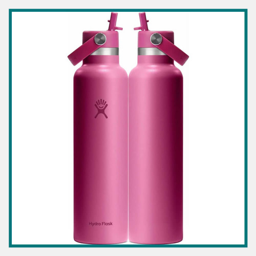 Hydro Flask 24 Oz Straw Cap Engraved Logo