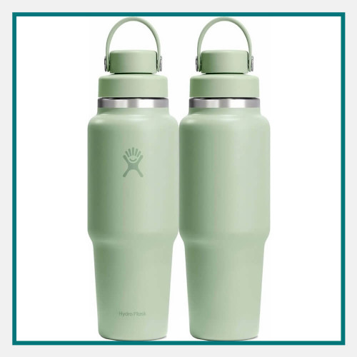 Hydro Flask 32 Oz Travel Bottle Flex Chug Engraved Logo