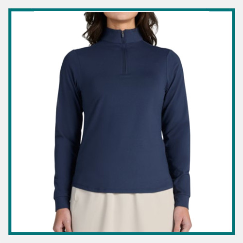 Bad Birdie Ladies' Blanks Quarter Zip - Embroidered