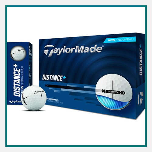 Taylormade Distance + Golf Balls Dozen Custom Logo Taylormade Distance + Golf Balls Dozen Custom Logo