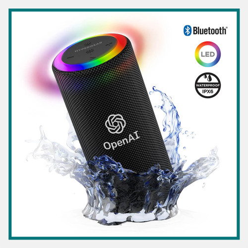 HYPERGEAR Halo XL Waterproof Led Wireless Speaker Custom Logo
