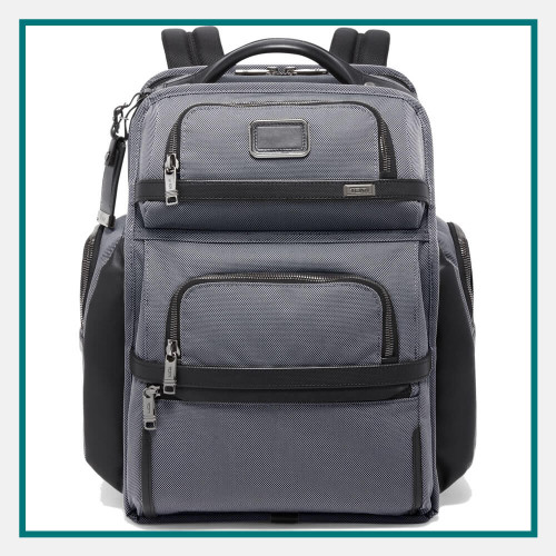 TUMI Alpha Brief Pack Custom Embroidery TUMI Alpha Brief Pack Custom Embroidery