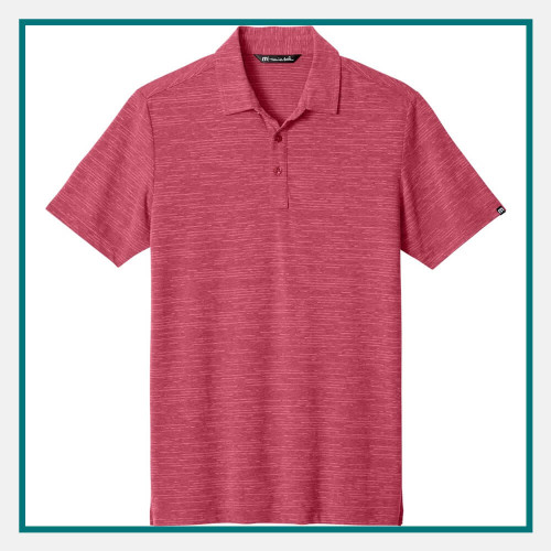 TravisMathew Crestview Polo Custom Embroidery