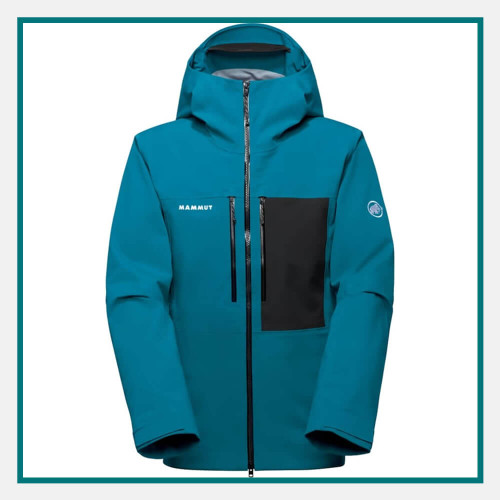 MAMMUT Stoney Hooded Jacket Custom Embroidery