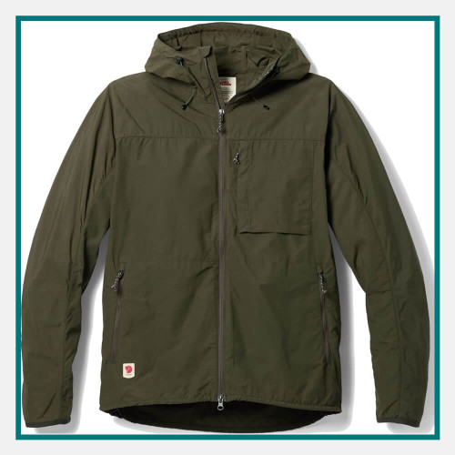 Fjallraven High Coast Wind Hooded Jacket Custom Embroidery