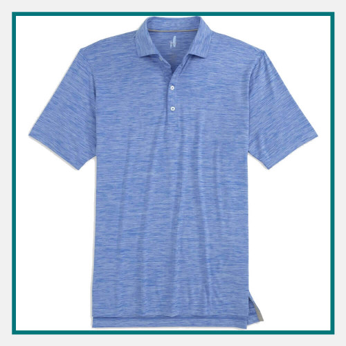 Johnnie-O Men's Huron Heathered Polo Custom Embroidery