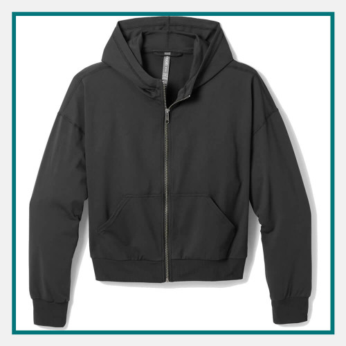 Vuori Halo Modern Full-Zip Hoodie Custom Embroidery