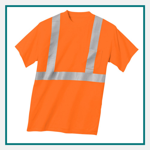 CornerStone ANSI 107 Class 2 T-Shirt Custom Embroidered