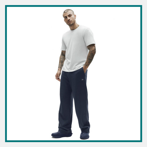 alo Essential Short Sleeve Street Tee with Embroidered Logo
