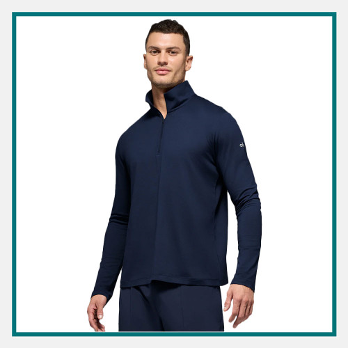 alo Conquer 1/4 Zip Reform Long Sleeve Embroidered Logo