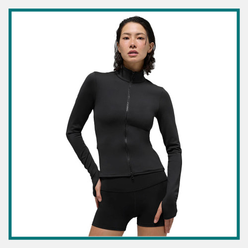 alo Airlift Winter Warm Radiant Full-Zip Jacket Custom Embroidered