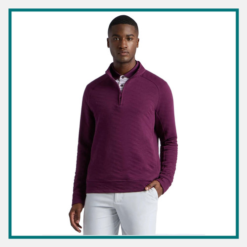 G/FORE Dunes Cotton Quilted Quarter-Zip Custom Logo