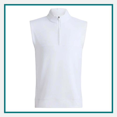 G/FORE Brushed Back Tech Terry Quarter-Zip Vest Custom Logo