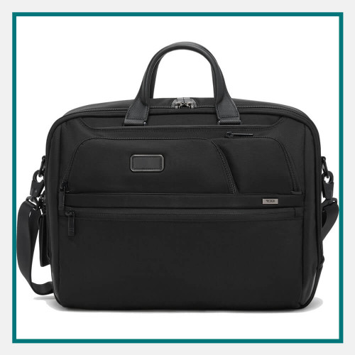TUMI Alpha Large 17" Briefcase Custom Logo