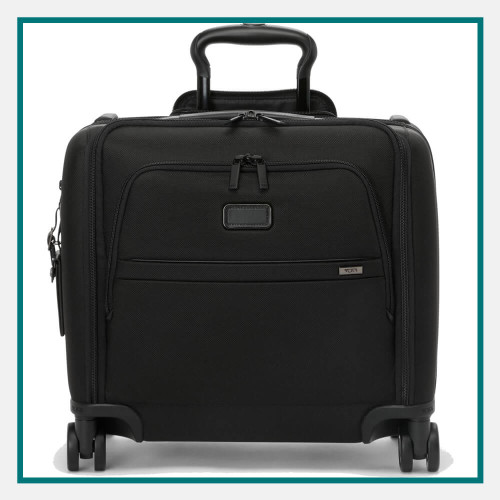 TUMI Alpha Compact Carry-On Custom Embroidery