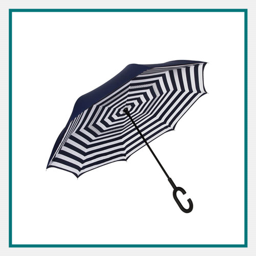 ShedRain UnbelievaBrella Fashion Print Reverse Umbrella Custom