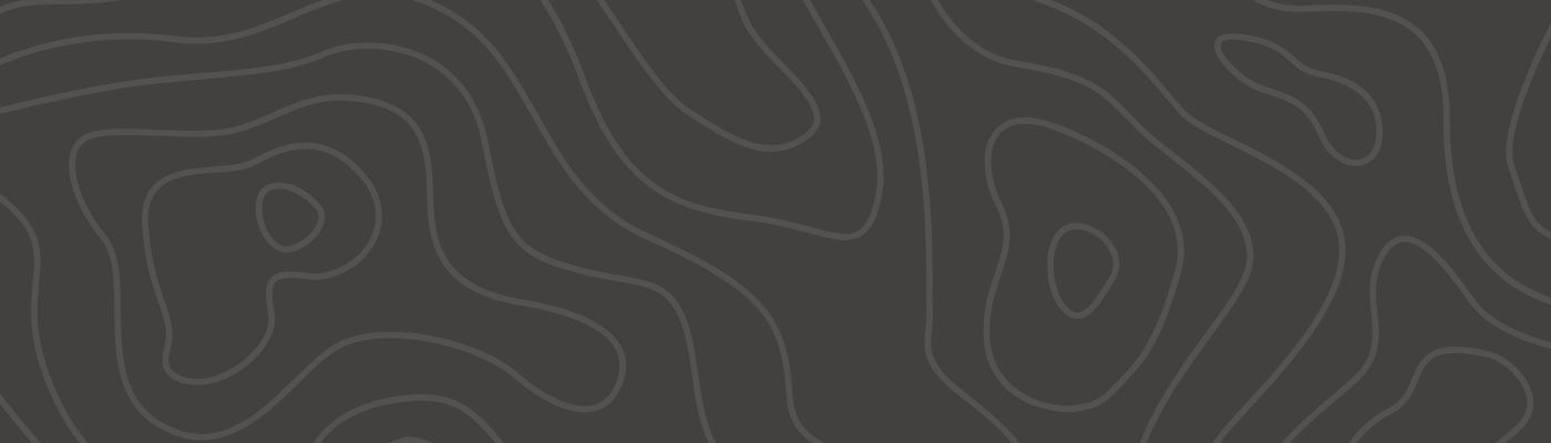 Dark abstract banner with topographic line patterns for article on choosing a corporate gifting vendor after a bad experience