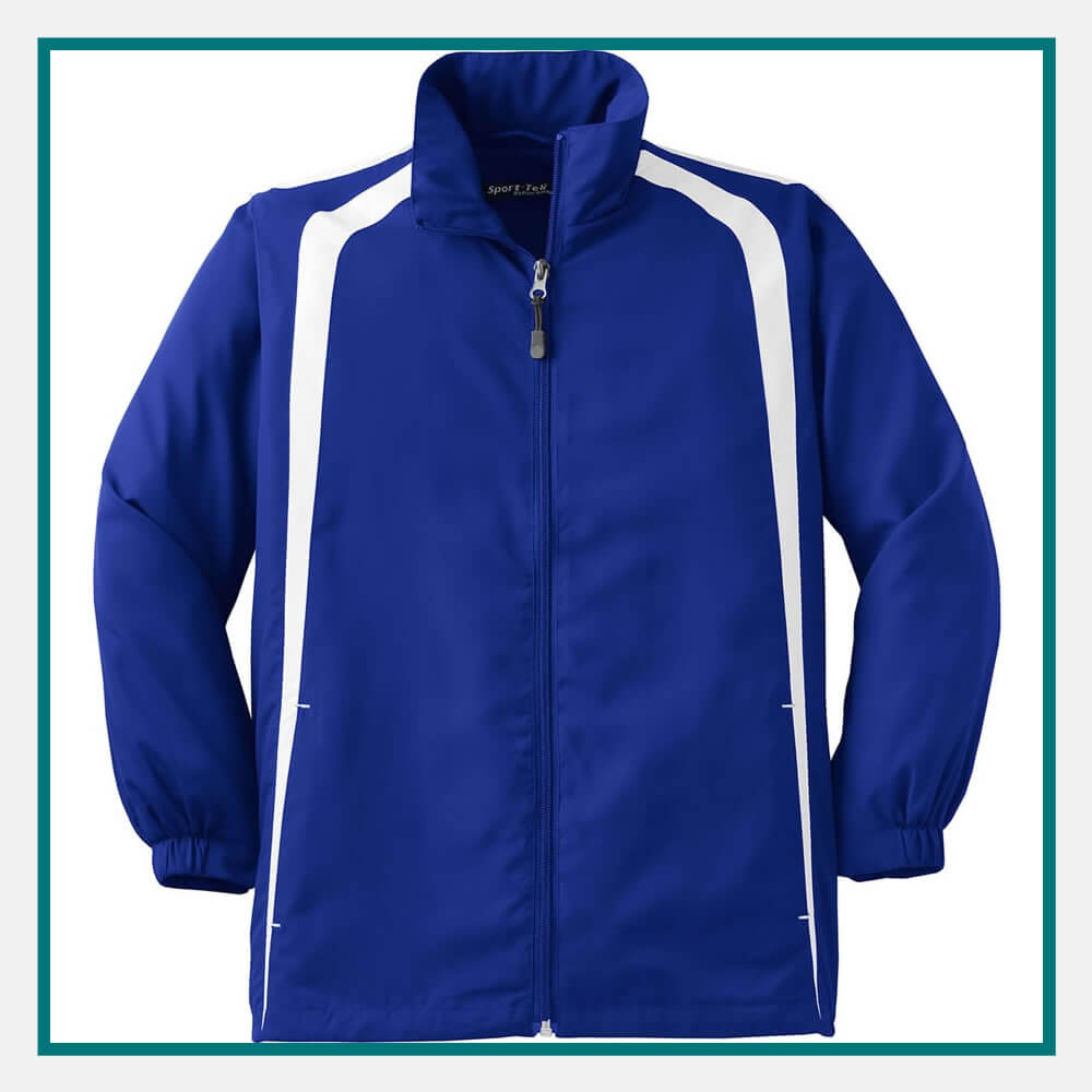 Sport Tek Youth Colorblock Raglan Jacket Embroidered | ELITE
