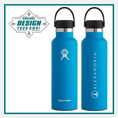 Hydro Flask 21 OZ Standard Mouth Blue Water Bottle