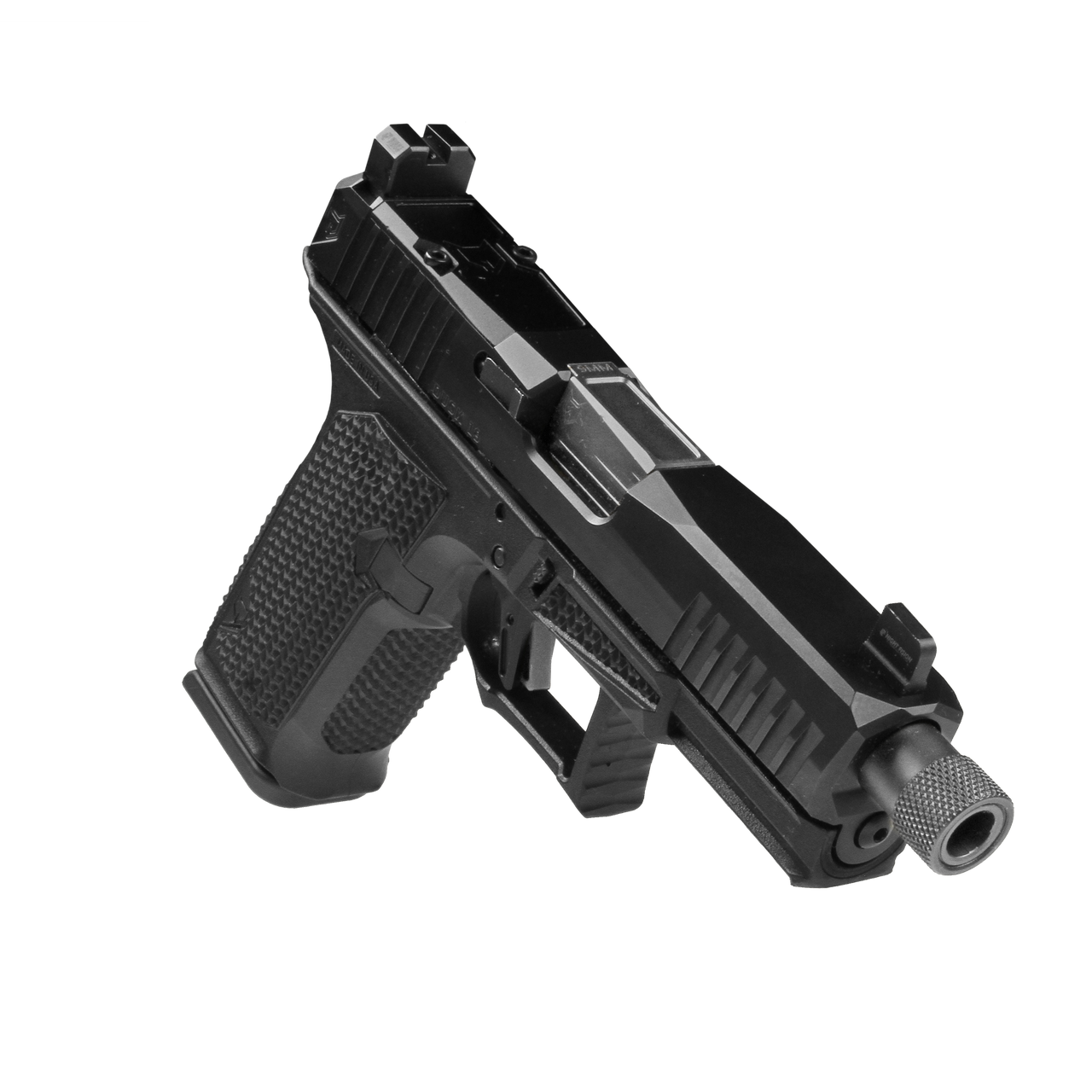 Dusk 19 w/Black Slide, Black Frame, NF Suppressor Sights, Flat