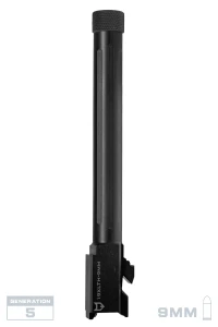 AlphaWolf Barrel For Glock 34 Gen5 or 19XL 9mm Threaded 1/2 x 28