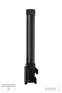 AlphaWolf Barrel for Glock 17 Gen5 or 19L 9mm Threaded 1/2 x 28