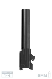 Dusk19 Barrel for Glock 19 9mm Stock Length Black