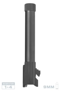 Dusk19 Barrel for Glock 19 9mm Threaded 1/2x28 PVD Graphite Gray