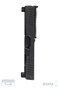 Dusk Slide Glock 19 9mm, Gen3, RMR, Black Slide, BLK N Barrel, Complete Upper