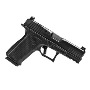 Dusk 19 w/Black Slide, Black Frame, GG Std. Barrel, NF Lower 1/3 Sights, Flat Trigger Dusk 19 w/Black Slide, Black Frame, GG Std. Barrel, NF Lower 1/3 Sights, Flat Trigger