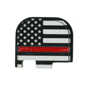 LWA Thin Line Slide Cover Plate - Red- For Glock 43