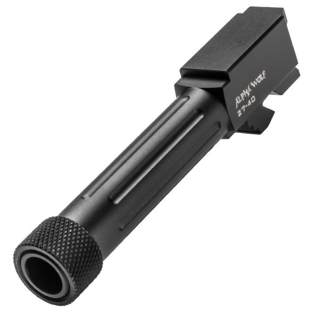AlphaWolf Barrel For Glock 27 40 S&W Threaded 9/16 x 24
