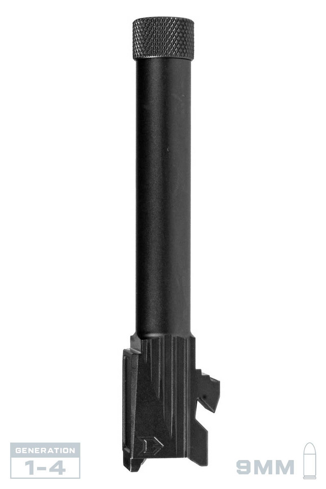 Dusk19 Barrel for Glock 19 9mm Threaded 1/2x28 Black