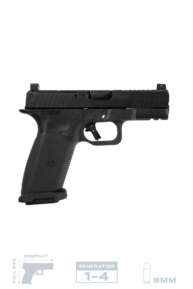 TimberWolf 17 w/Black Slide, Black Frame, Black Std. Barrel, NF
