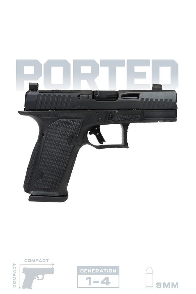 DUSK19P 9mm Ported Pistol - Black