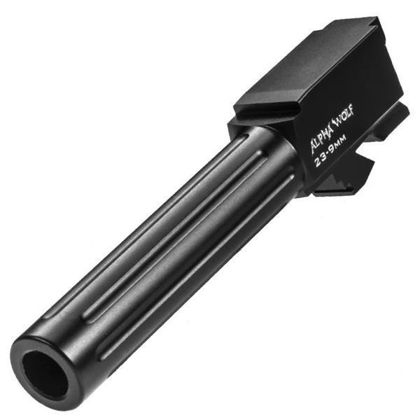 AlphaWolf Barrel For Glock 23&32 Conversion to 9mm Stock Length