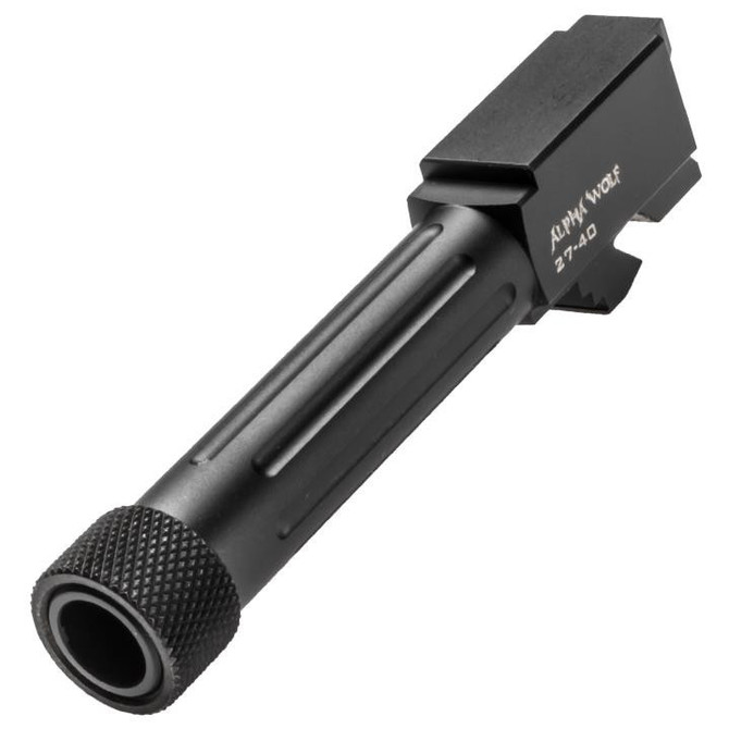 AlphaWolf Barrel For Glock 27 40 S&W Threaded 9/16 x 24