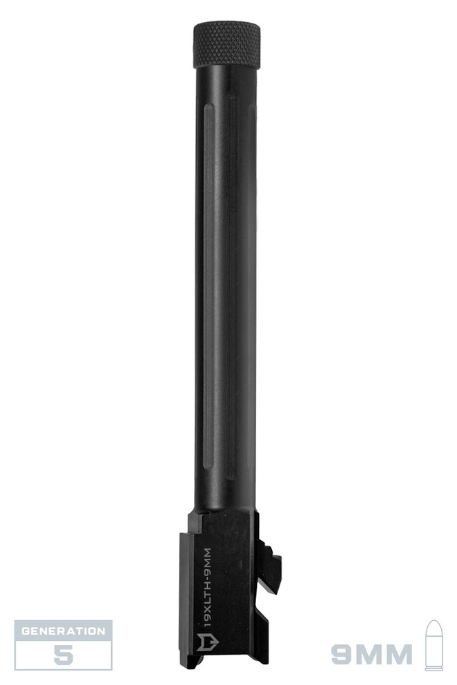 AlphaWolf Barrel For Glock 34 Gen5 or 19XL 9mm Threaded 1/2 x 28