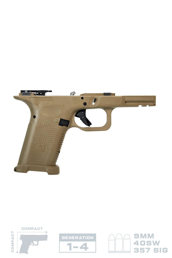 TWC Compact/Compact Textured Frame Built - Coyote