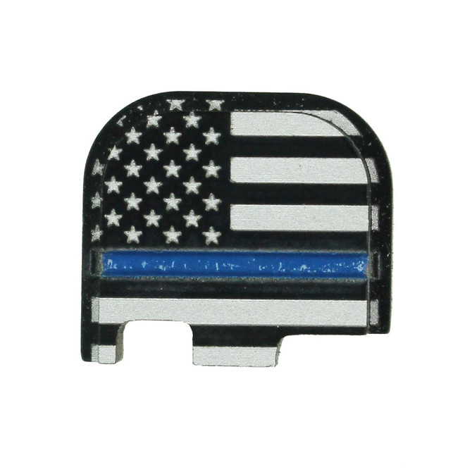 LWA Thin Line Slide Cover Plate - Blue- For Glock 43