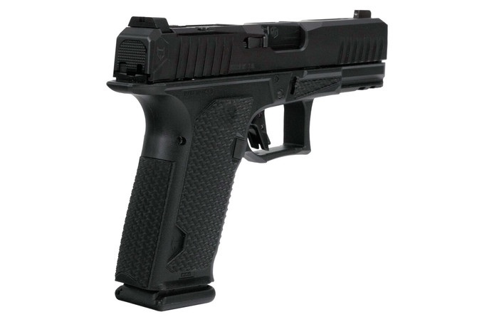 DUSK 19 w/Blk Monsoon Tactical Ported Slide and Blk Frame, Blk barrel, Ameriglo Steel sights and flat trigger