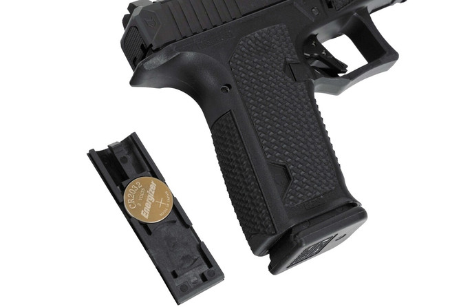 DUSK 19 w/Blk Monsoon Tactical Ported Slide and Blk Frame, Blk barrel, Ameriglo Steel sights and flat trigger
