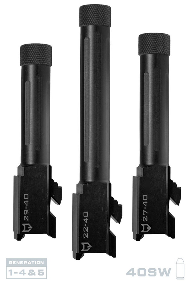 AlphaWolf Threaded Barrel for Glock 40SW Pistols