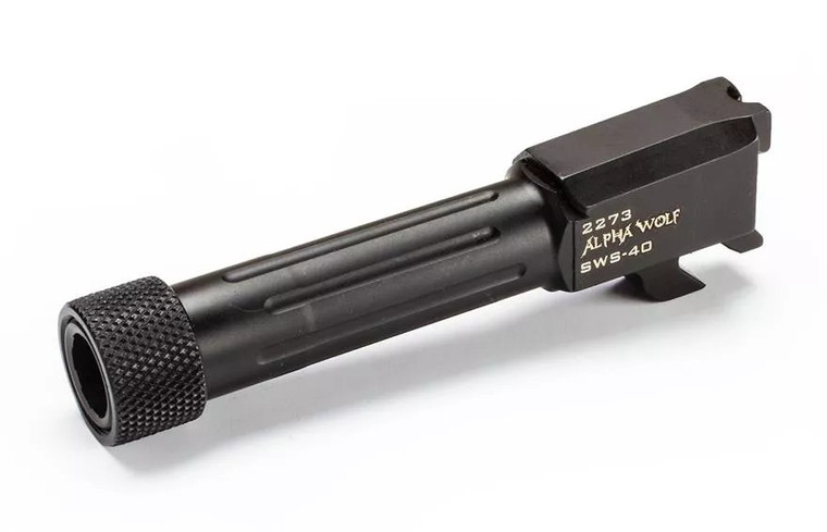 AlphaWolf Barrel For M&P Shield 40 S&W Threaded 9/16 x 24, No Returns or Exchanges