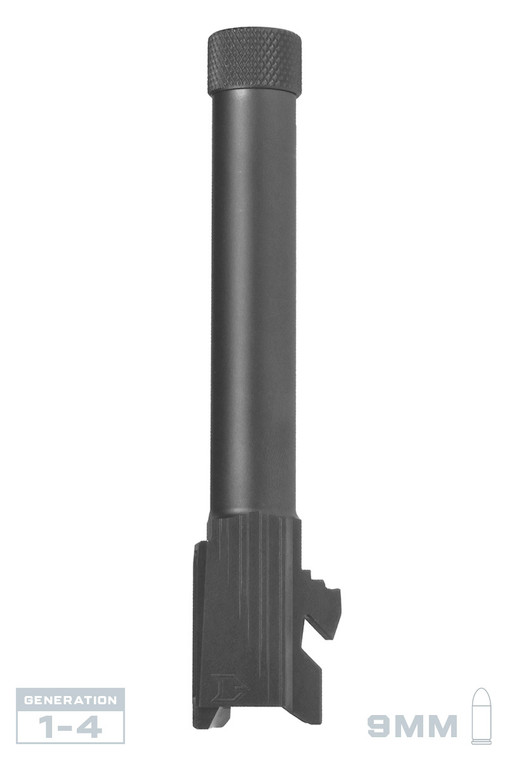 Dusk19 Barrel for Glock 19 9mm Threaded 1/2x28 PVD Graphite Gray