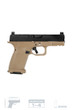 TimberWolf 19 w/Black Slide, Coyote Frame, Black Std. Barrel, NF Lower 1/3 Sights, Flat Trigger